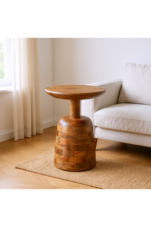 Mango Wood Modern Side Table | OROA Modern Kelk | Oroa.com