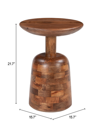 Mango Wood Modern Side Table | OROA Modern Kelk | Oroa.com