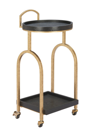 Black Oak Bar Cart | OROA Modern Zukei | Oroa.com