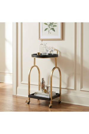 Black Oak Bar Cart | OROA Modern Zukei | Oroa.com
