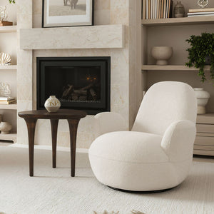 Walnut Finished Side Table | OROA Modern Spiker