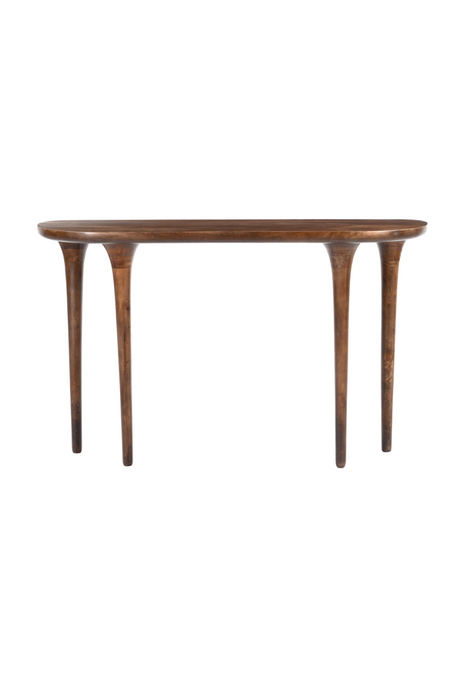 Walnut Finished Console Table | OROA Modern Spiker | Oroa.com