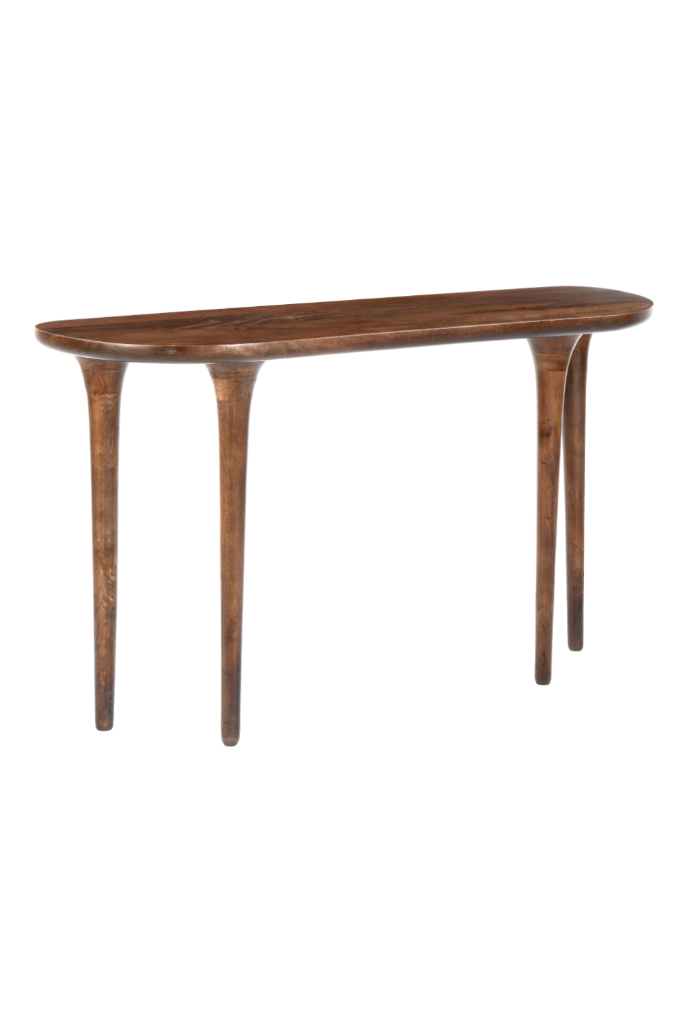 Walnut Finished Console Table | OROA Modern Spiker | Oroa.com