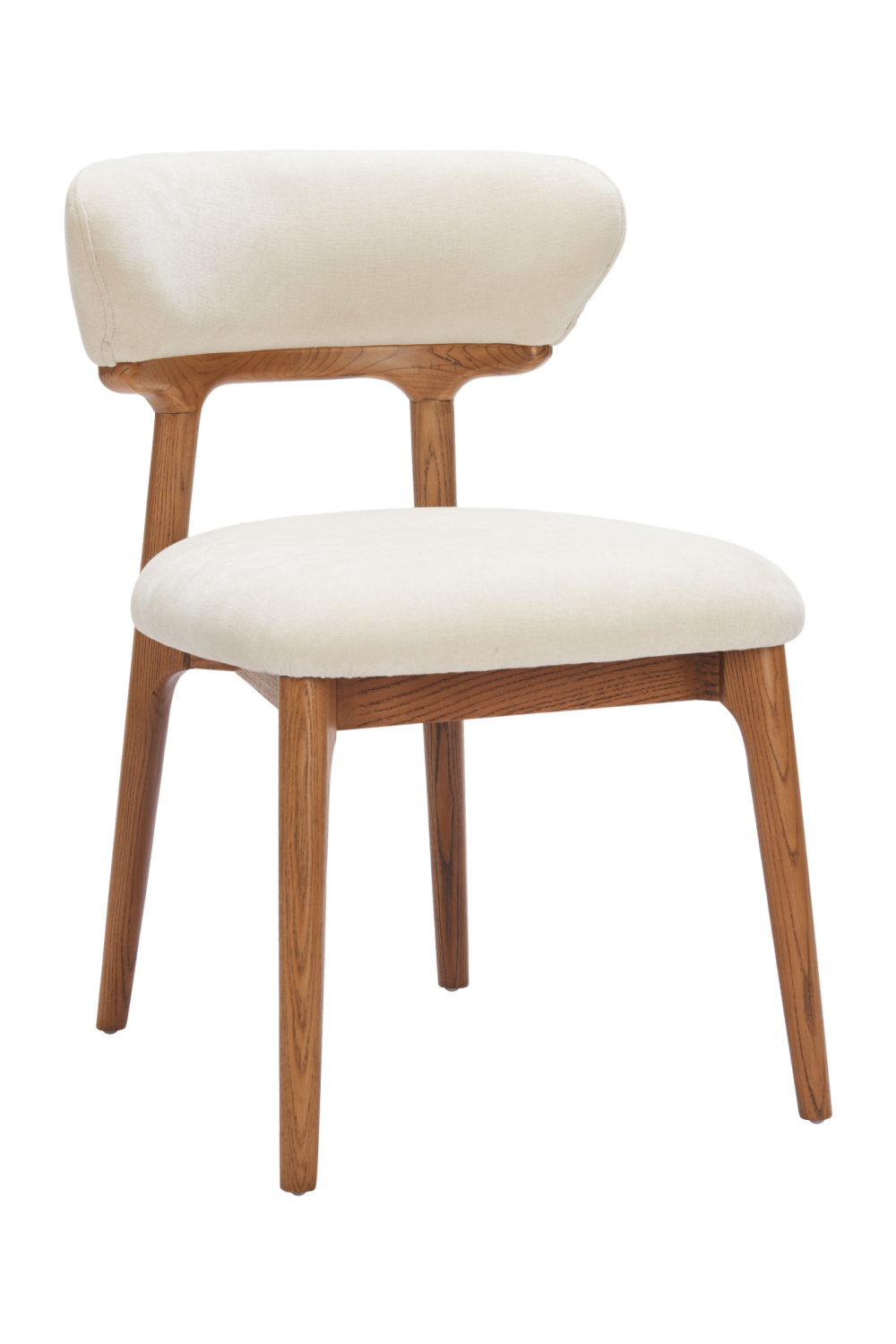Wood Framed White Dining Chairs (2) | OROA Modern Cedar | Oroa.com