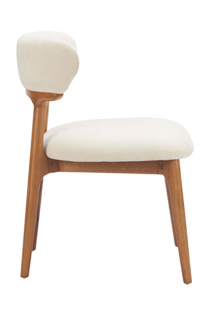 Wood Framed White Dining Chairs (2) | OROA Modern Cedar | Oroa.com