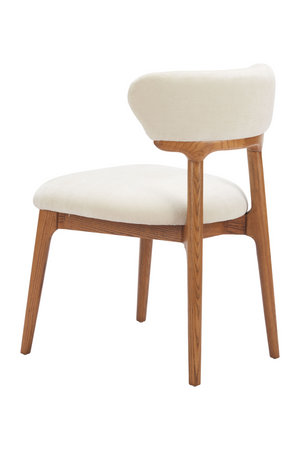 Wood Framed White Dining Chairs (2) | OROA Modern Cedar | Oroa.com