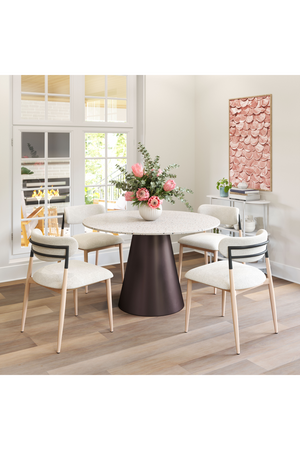 Gray Fabric Armless Dining Chairs (2) | OROA Modern Equinox | Oroa.com