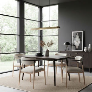   Gray Fabric Modern Dining Chair | Oroa.com