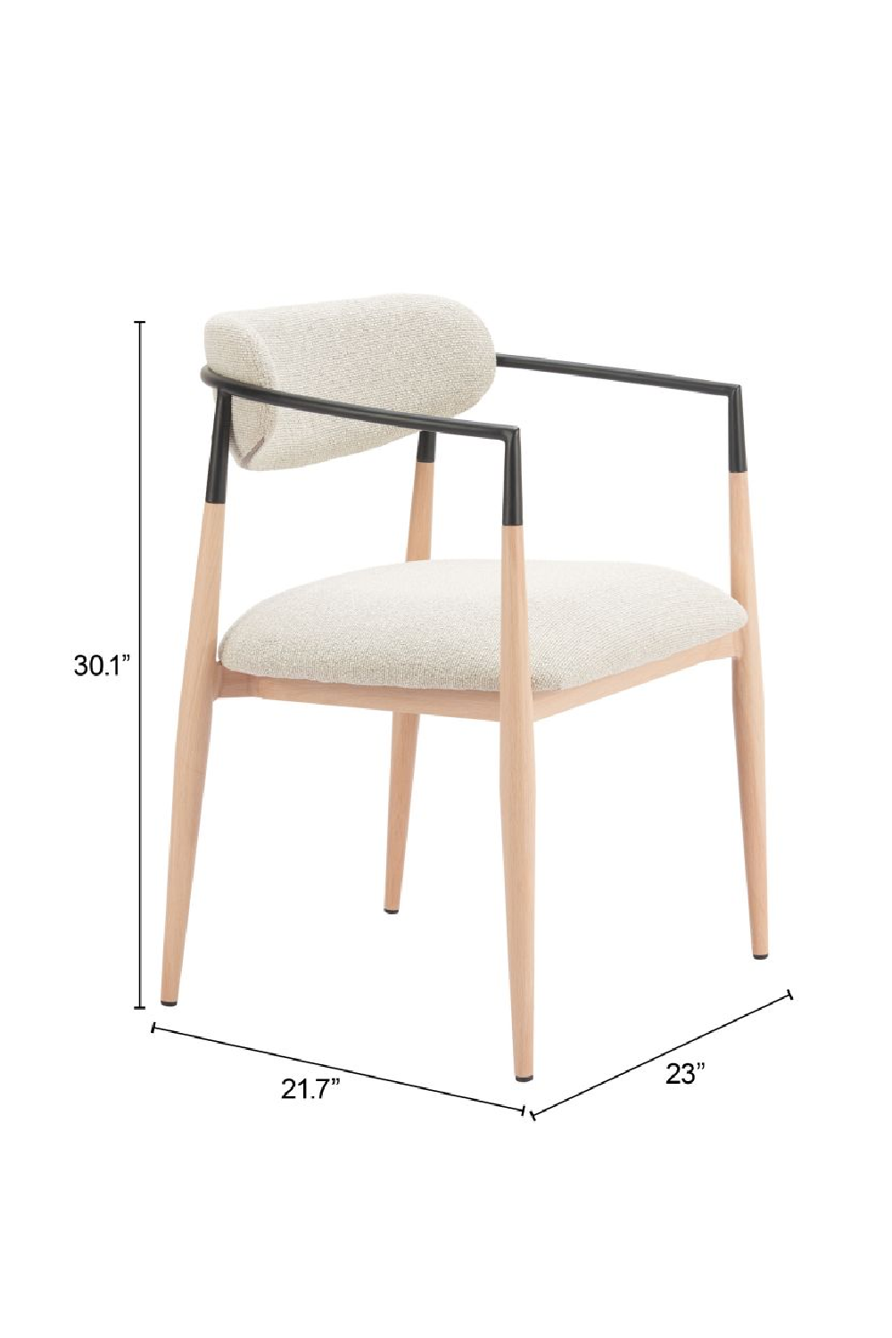 Gray Fabric Modern Dining Chair | OROA Modern Equinox | Oroa.com