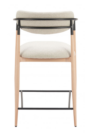 Gray Fabric Modern Counter Stool | OROA Modern Equinox | Oroa.com