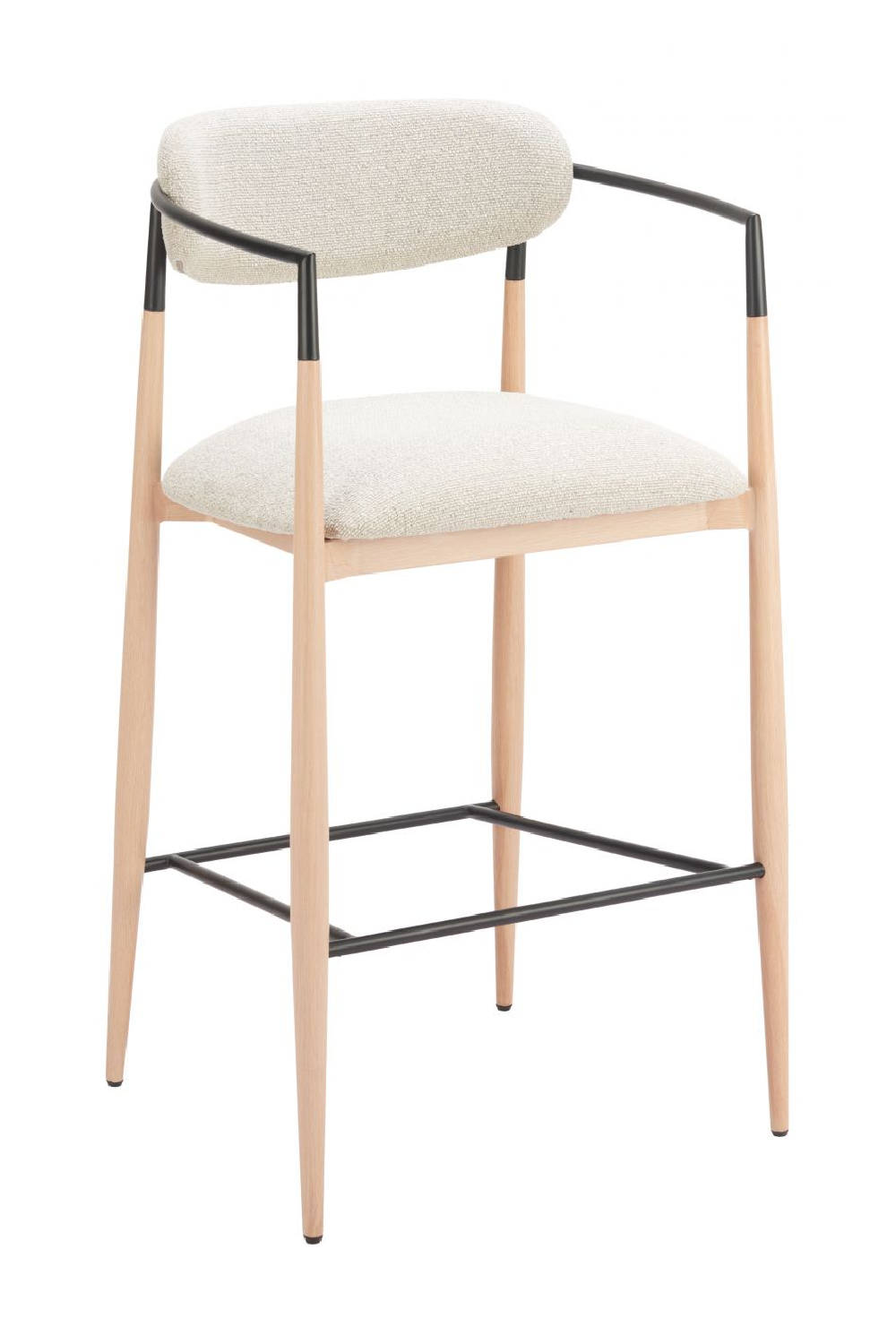Gray Fabric Modern Bar Stool | OROA Modern Equinoxn | Oroa.com