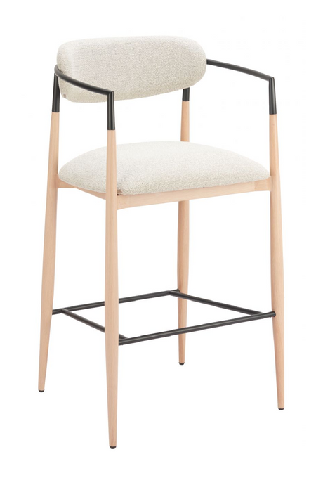 Gray Fabric Modern Bar Stool | OROA Modern Equinoxn | Oroa.com