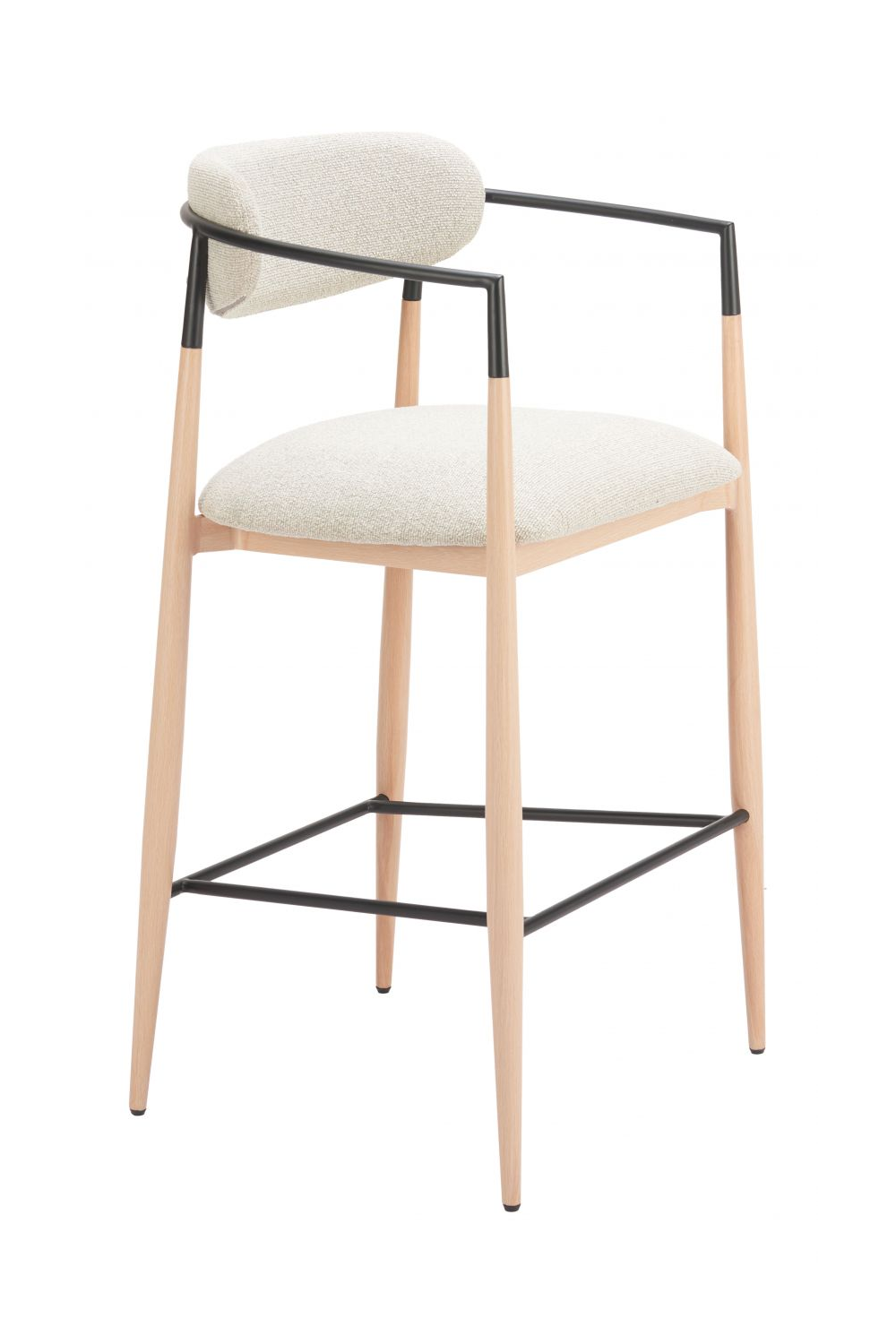 Gray Fabric Modern Bar Stool | OROA Modern Equinoxn | Oroa.com
