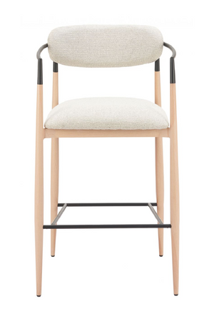 Gray Fabric Modern Bar Stool | OROA Modern Equinoxn | Oroa.com