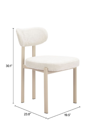 Gray Textured Weave Dining Chairs (4) | OROA Modern Aurea | Oroa.com