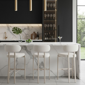   Gray Textured Weave Bar Stools (2) | Oroa.com