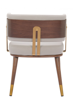 Beige Leather Dining Chair | OROA Modern Brew | Oroa.com