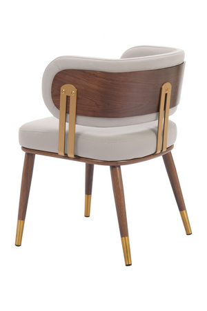 Beige Leather Dining Chair | OROA Modern Brew | Oroa.com
