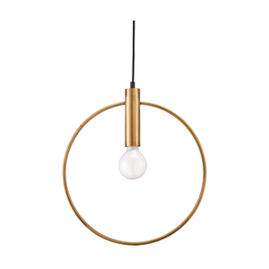   Brass Ring Pendant Lamp | Oroa.com