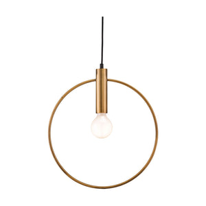   Brass Ring Pendant Lamp | Oroa.com