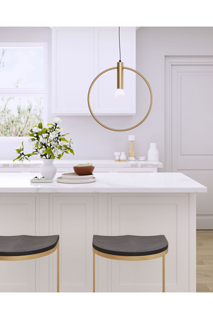 Brass Ring Pendant Lamp | OROA Modern Irenza | Oroa.com