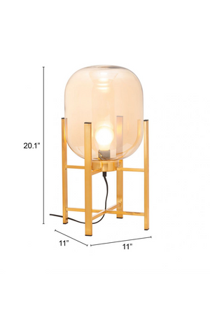 Tinted Glass Table Lamp | OROA Modern Wonderwall | Oroa.com