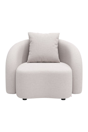   Beige Upholstered Outdoor Accent Chair | Oroa.com