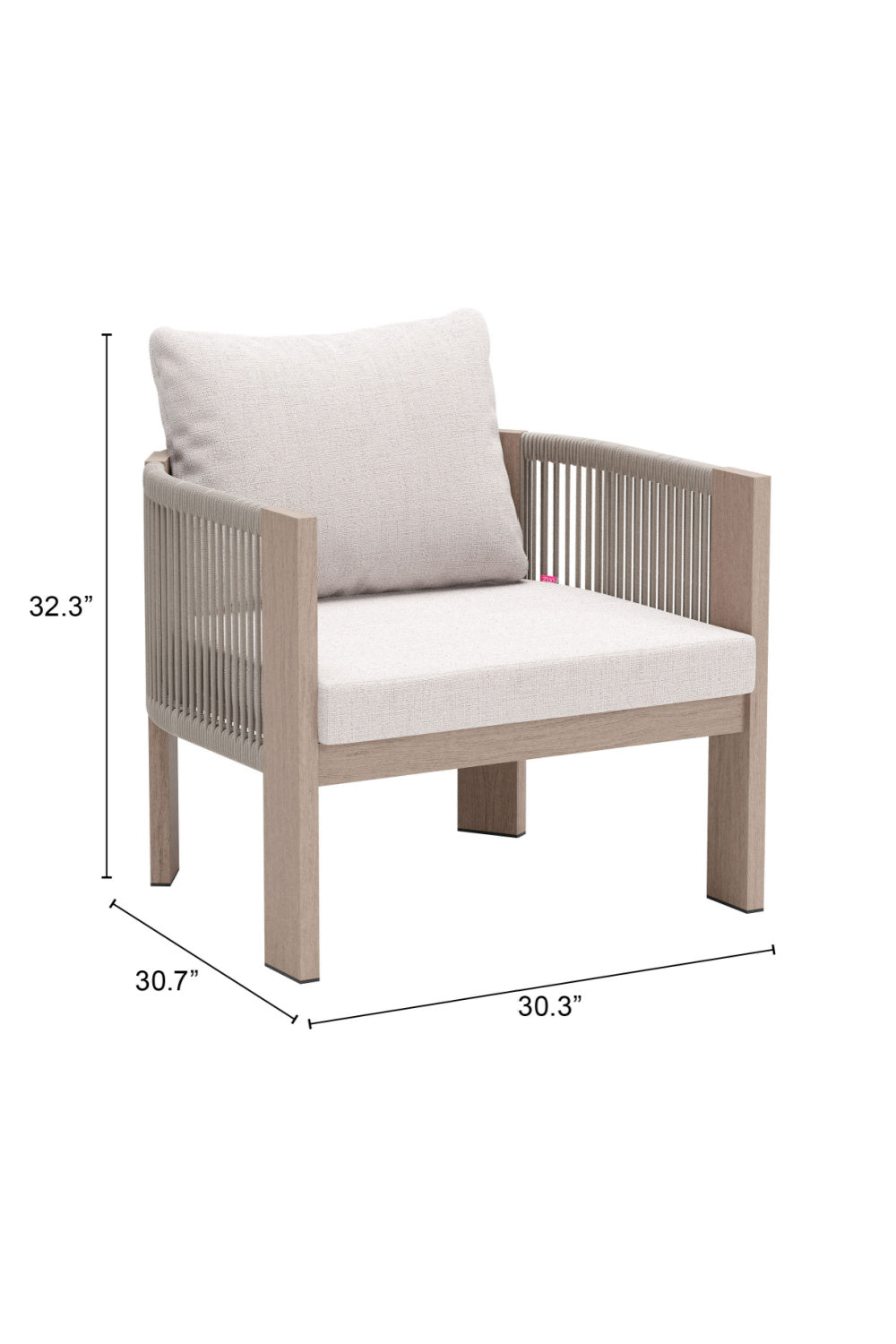   Beige Outdoor Accent Chair | Oroa.com
