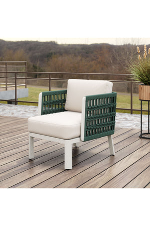   White Olefin Outdoor Lounge Armchair | Oroa.com