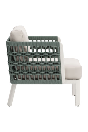   White Olefin Outdoor Lounge Armchair | Oroa.com