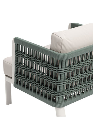   White Olefin Outdoor Lounge Armchair | Oroa.com