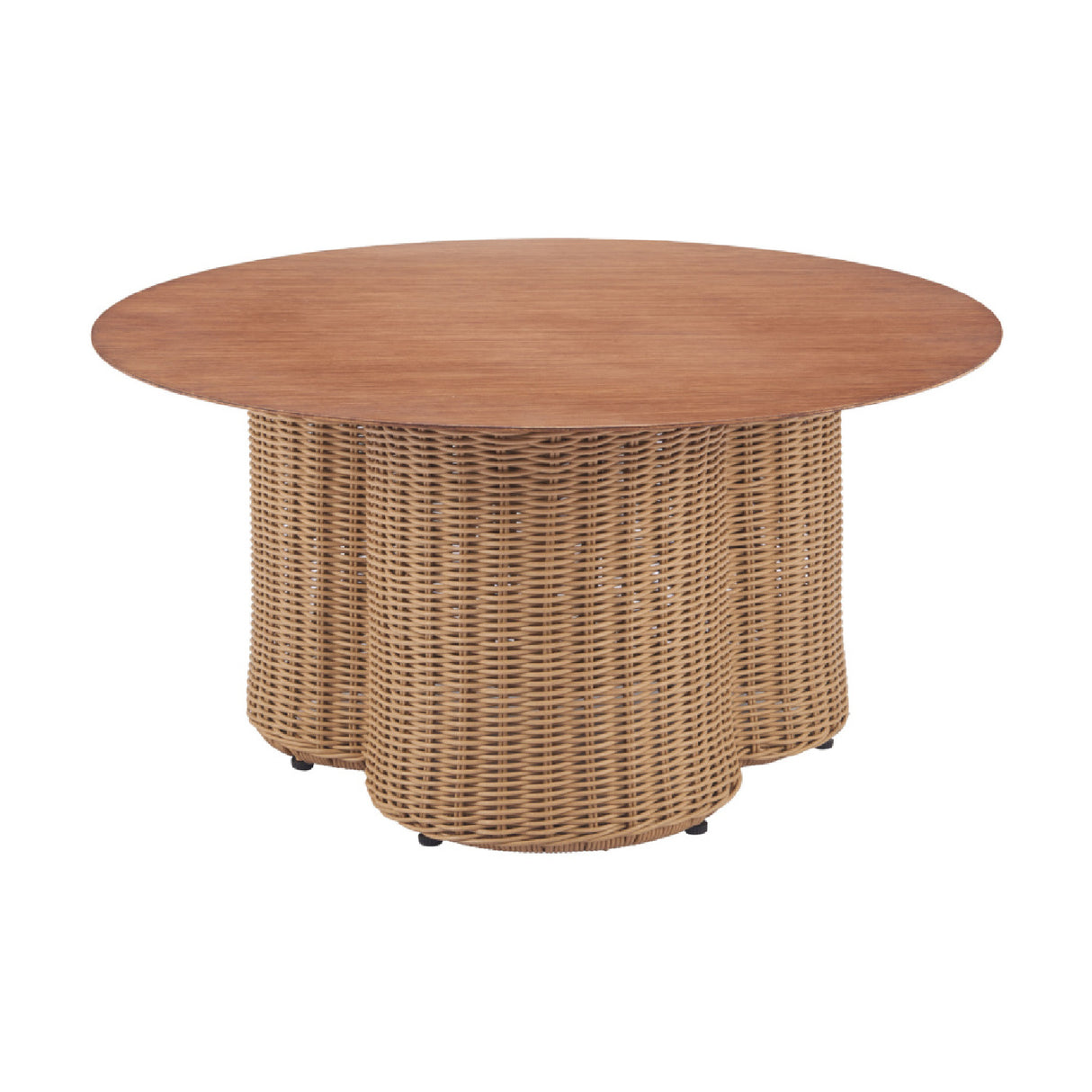 Natural Rattan Look Coffee Table | OROA Modern Soka