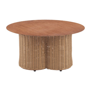 Natural Rattan Look Coffee Table | OROA Modern Soka
