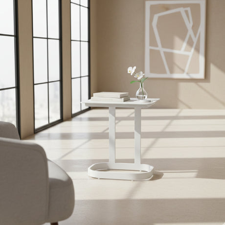 Outdoor Aluminum End Table | OROA Modern Friss