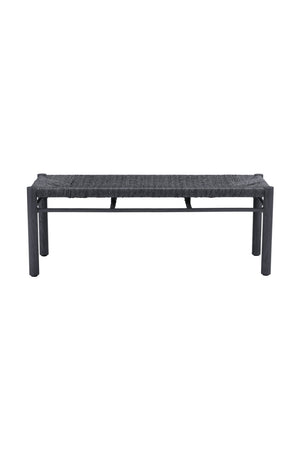 Rattan Look Outdoor Bench | OROA Modern Iska | Oroa.com