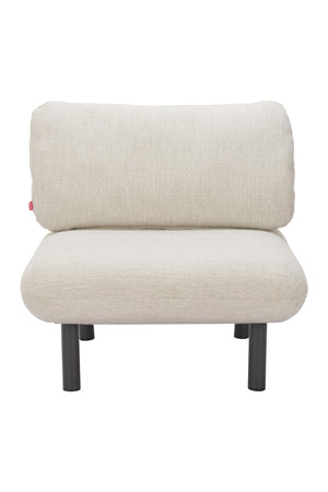   Beige Olefin Outdoor Accent Chair | Oroa.com