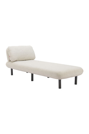  Beige Olefin Outdoor Chaise | Oroa.com