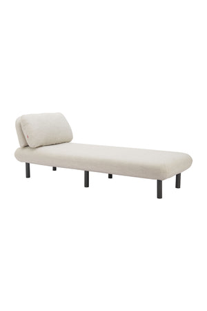   Beige Olefin Outdoor Chaise | Oroa.com