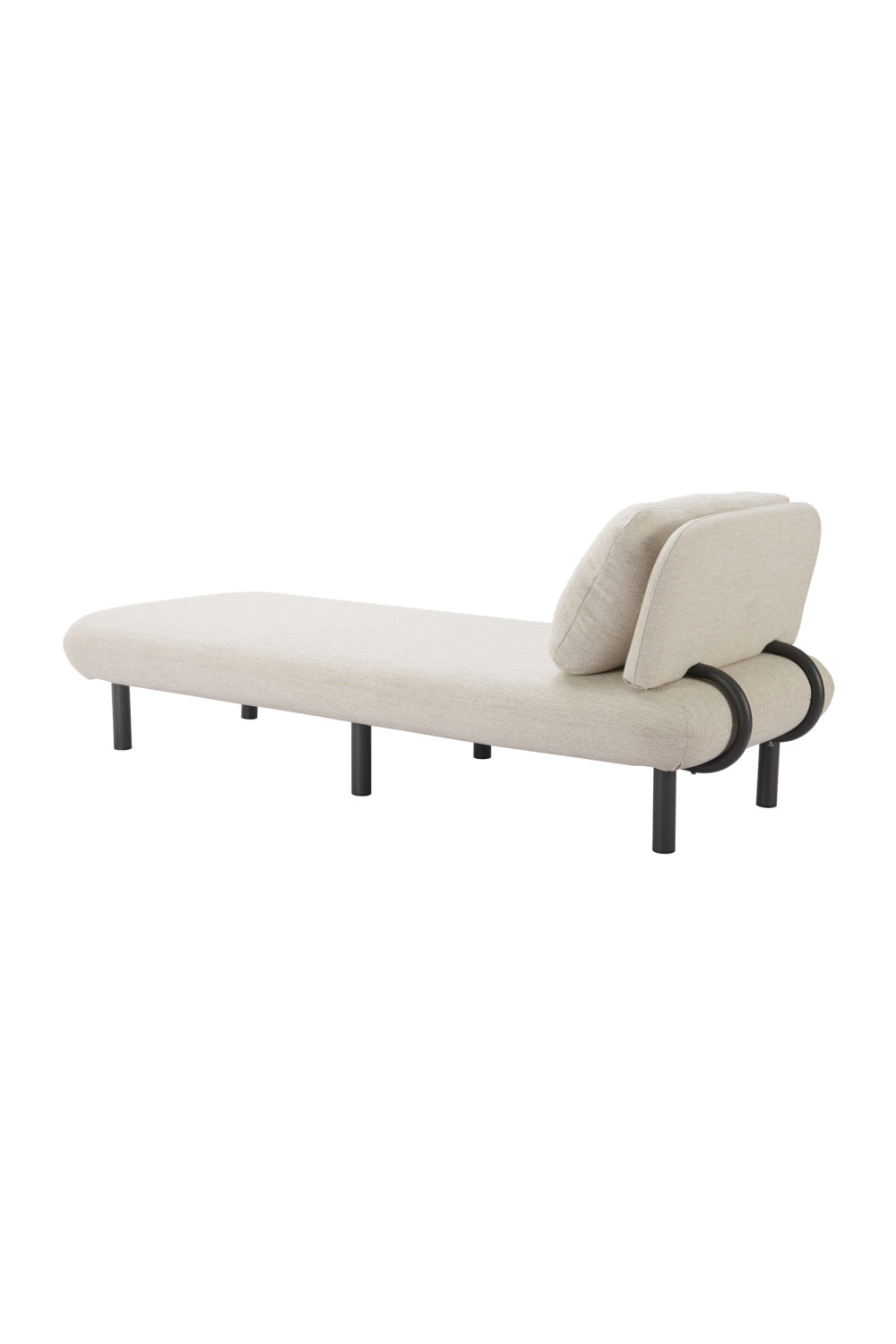   Beige Olefin Outdoor Chaise | Oroa.com