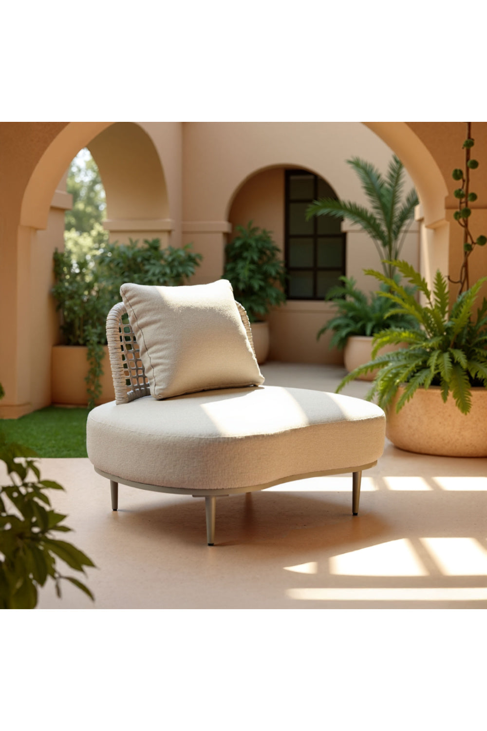   Rattan Weave Outdoor Accent Chair | Oroa.com