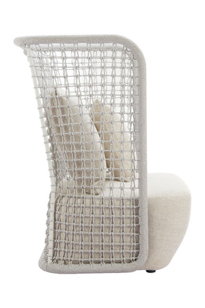   Weaved Back Outdoor Accent Chair | Oroa.com