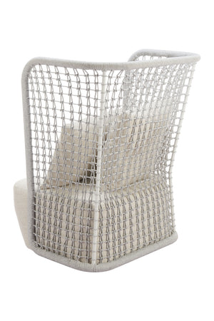   Weaved Back Outdoor Accent Chair | Oroa.com