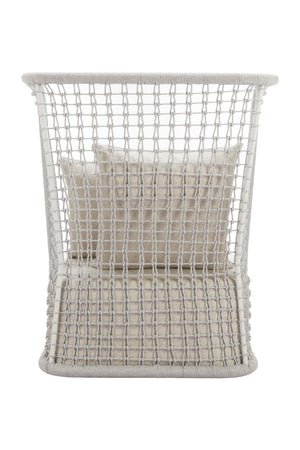   Weaved Back Outdoor Accent Chair | Oroa.com