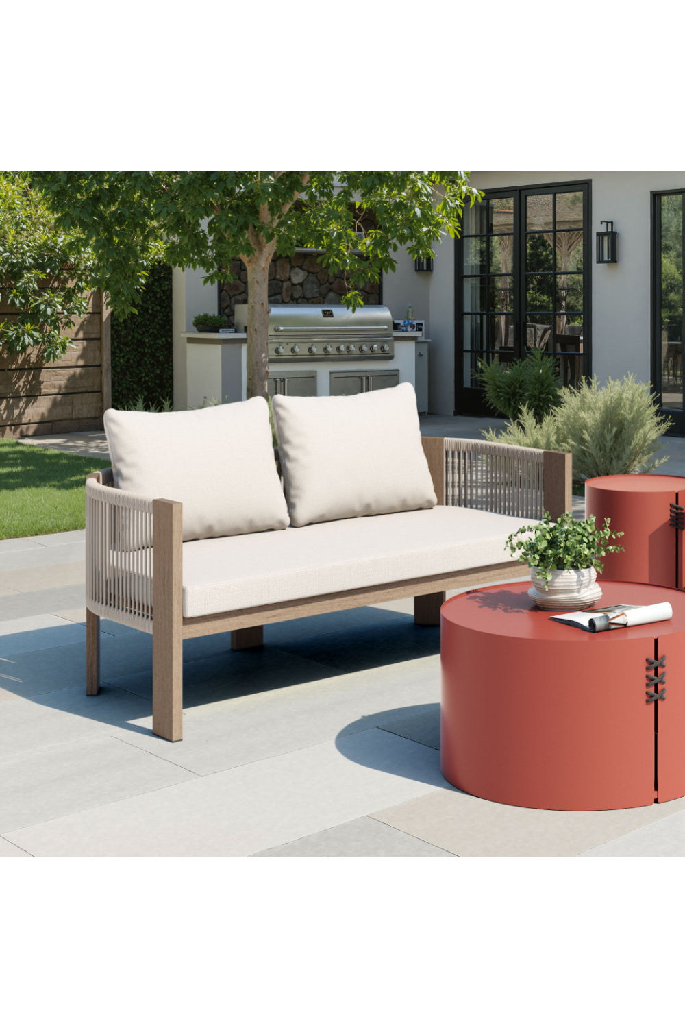   Beige Outdoor Sofa | Oroa.com