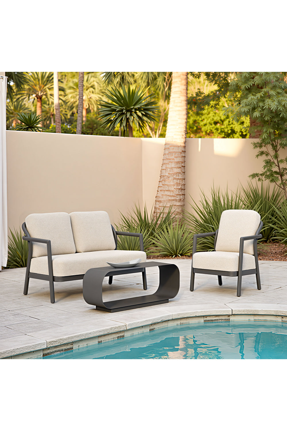   Aluminum Framed Outdoor Accent Chair | Oroa.com