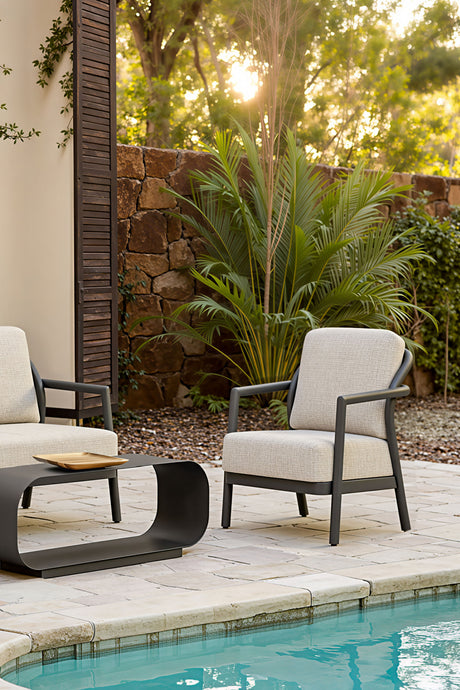   Aluminum Framed Outdoor Accent Chair | Oroa.com