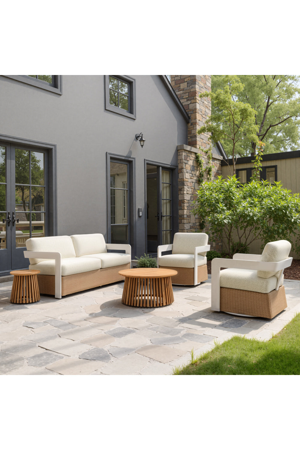   Brown Base Outdoor Sofa | Oroa.com