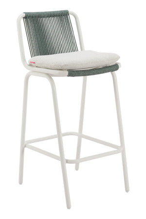   Green Outdoor Bar Stool Set (2) | Oroa.com