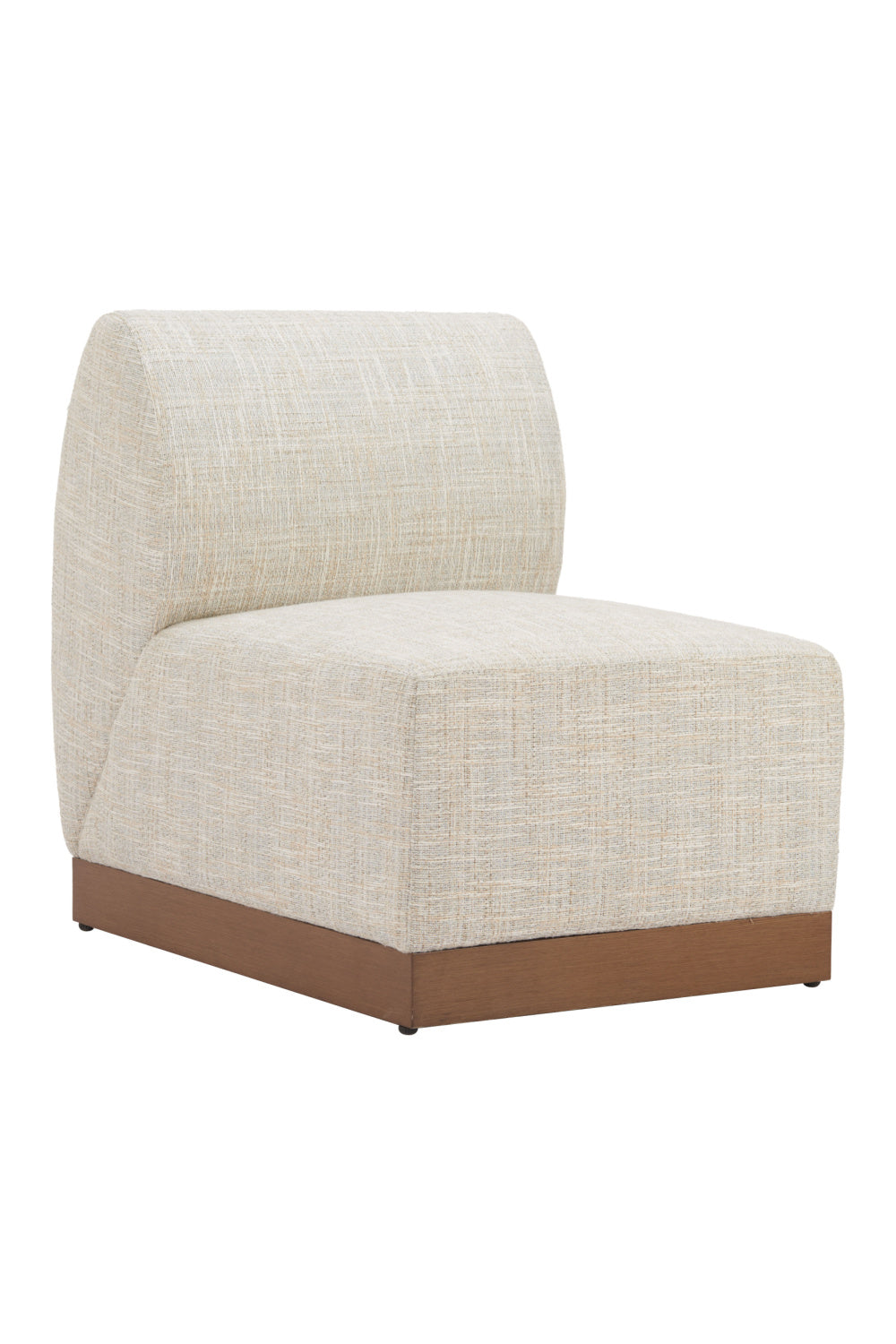   Beige Outdoor Armless Chair | Oroa.com