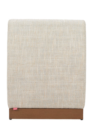   Beige Outdoor Armless Chair | Oroa.com